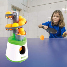Load image into Gallery viewer, qwrew05 Table Tennis Exerciser, Practice Children&#39;s Toys Practicing Ping Pong Ball Automatic Launcher Sports Training Equipment
