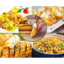 Load image into Gallery viewer, LJDJ Corn Stripper Cob Slicer Peeler Thresher Tool Corn Cobber Corn Zipper, Stainless Steel Corn Peeler and Kernel Cutter Kitchen Utensils &amp; Gadgets Kernel Cutter

