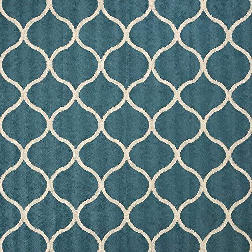 Maples Rugs Rebecca 2'6 x 10' Non Skid Hallway Carpet Entry Rugs Runners for Kitchen and Entryway, Grey/White