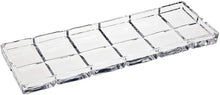 Load image into Gallery viewer, Godinger Dublin Rectangular Crystal Tray, 12 Inch x 6.5 Inch
