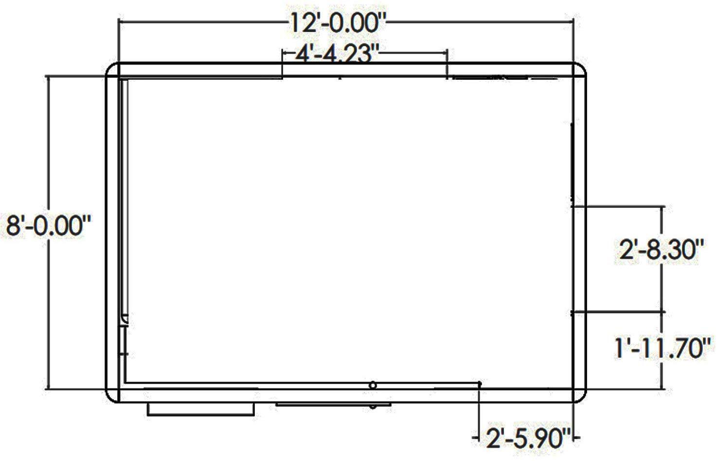 QUADROW PAD 102 SQF Food Stand for Business, Modular Movebable Storage Unit