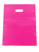 100 Extra Durable 2.5mil 12x15 Clear Merchandise bags Die Cut Handle-Semi-Glossy finish-Anti-Stretch. For Retail store plastic bags, Party favors, Handouts and more by Best Choice (Clear)