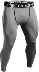 Defender Men's Compression Baselayer Pants Legging Shorts Shirts Tights Running