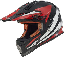 Load image into Gallery viewer, LS2 Helmets Motorcycle &amp; Powersports Helmet&#39;s Off-Road Fast Mini V2 (Strong Red Blue, Medium)
