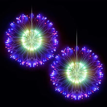 Load image into Gallery viewer, EPIC GADGET Firework Lights Copper Wire LED Lights Battery Operated Fairy Lights with Remote, 8 Modes Starburst Lights, Decorative Hanging Lights for Patio Party
