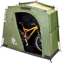 Load image into Gallery viewer, The YardStash III: Space Saving Outdoor Bike Storage, Garden Storage and Pool Storage
