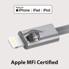 Load image into Gallery viewer, Moshi Mythro LT Earphones, Lightning MFi Certified, Noise Isolation, DAC 24-bit/ 48 kHz,3 Button Control Microphone, Hybrid Injection eartips - White
