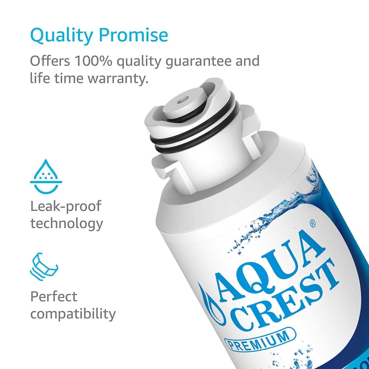 AQUACREST DA29-00020B Refrigerator Water Filter, NSF 53&42 Certified to Reduce 99% of Lead, Cyst & More, Compatible with Samsung DA29-00020B, DA29-00020A, DA97-08006A, HAF-CIN/EXP, 46-9101 (Pack of 3)