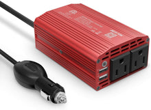 Load image into Gallery viewer, BESTEK 300W Power Inverter DC 12V to 110V AC Car Inverter with 4.2A Dual USB Car Adapter

