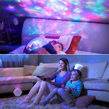 Load image into Gallery viewer, Kingtoys Star Projector,3 in 1 LED Moon and Star Lights,with Voice Control, 6 Lighting Effects,360-Degree Rotating Sky Laser Projector, Best for Children and Adults Bedroom and Party Decorations (White)
