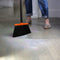 TreeLen Angle Broom and Dustpan, Dust Pan Snaps On Broom Handles - Orange