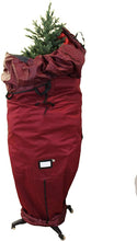 Load image into Gallery viewer, 612 Vermont Heavy-Duty Upright Christmas Tree Storage Bag for Artificial Trees up to 9 Foot Tall, Durable Woven Polyester Fabric, Stand Not Included

