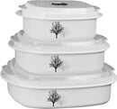 Corelle Coordinates by CulinWare 6-Piece Microwave Cookware, Steamer and Storage Set, Splendor