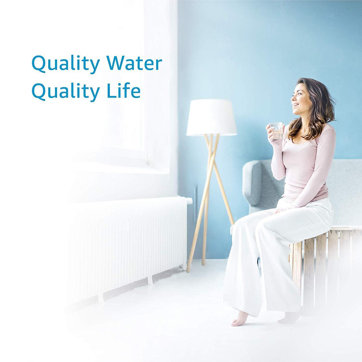 AQUACREST XWF Refrigerator Water Filter, Compatible with GE GBE 21, GDE21, GDE25, GFE24, GFE26, GNE21, GNE25, GNE27, GWE19, GYE18, GSE25, GSS23, GSS25, GZS22, PSE25, CZS22