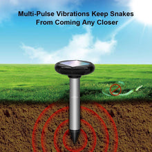 Load image into Gallery viewer, Refastmon Solar Powered Snake Repellent for Outdoors, Snake Away Thats Safe for Dogs, Electronic Snake Repellent, Solar Snake Repeller 4-Pack
