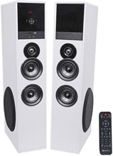 Load image into Gallery viewer, Rockville TM150B Black Home Theater System Tower Speakers 10&quot; Sub/Blueooth/USB
