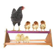 Load image into Gallery viewer, Vehomy Chicken Perch Chicken Wood Stand Chicken Toy for Hens Handmade Chicken Swing Bird Perch Stand Toy for Large Bird Parrot Hens Macaw
