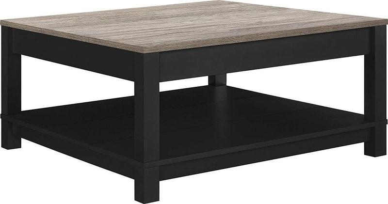 Ameriwood Home Carver Coffee Table, Black