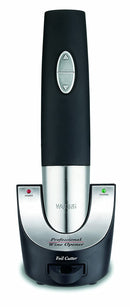 Waring Pro WO50B Cordless Wine Opener with Vacuum Sealer and Foiler Cutter, Black