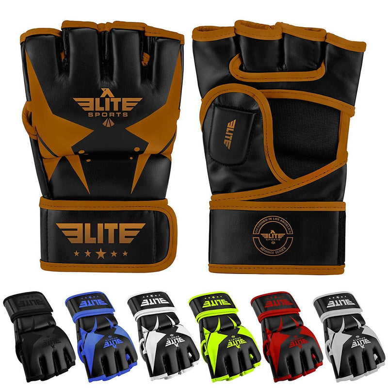 Elite Sports MMA UFC Gloves for Men, Women, and Kids, Best Mixed Martial Arts Sparring Training Grappling Fighting Gloves