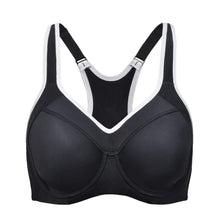 Load image into Gallery viewer, SYROKAN Women&#39;s Full Support High Impact Racerback Lightly Lined Underwire Sports Bra
