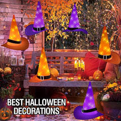 Joinart Halloween String Lights Halloween Decorations 6pcs Witch Hats 30ft 8 Modes Light String for Indoor Outdoor Decorations Halloween Light Décor for Tree Patio Garden Yard Party Décor Home Décor by UMIKU