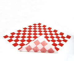 Deli Paper Sheets Sandwich Wrap Paper - 12x12" Food Wrapping Grease Resistant Checkered Liner Papers, Perfect for Restaurants, Barbecues, Picnics, Parties, Kids Meals, Outdoors - 250 Sheets
