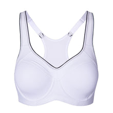 Load image into Gallery viewer, SYROKAN Women&#39;s Full Support High Impact Racerback Lightly Lined Underwire Sports Bra
