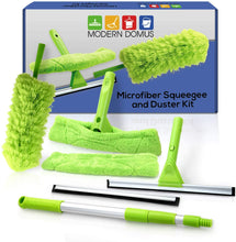Load image into Gallery viewer, Telescopic Squeegee Window Cleaner Kit! Shower Squeegee, Window Cleaning Tools, Car Windshield Tool and Doors - Indoor/Outdoor Washing Equipment with Telescoping Pole
