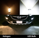 JDM ASTAR Extremely Bright Max 50W High Power 5202 5201 PS19W LED Fog Light Bulbs for DRL or Fog Lights, Xenon White