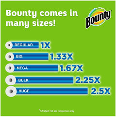 Bounty Paper Towels, Select-a-Size, Print, 2 Count