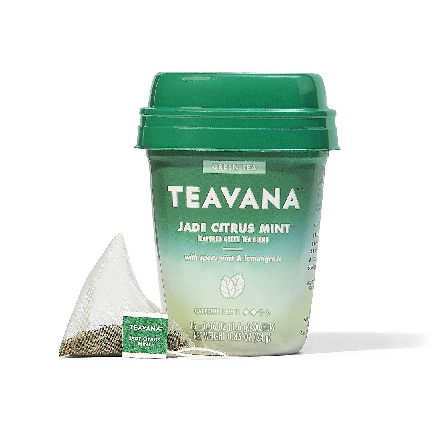 Teavana Jade Citrus Mint, Green Tea With Spearmint and Lemongrass, 100 Count total (.Jade Citrus - 100 Count)