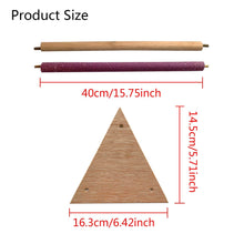 Load image into Gallery viewer, Vehomy Chicken Perch Chicken Wood Stand Chicken Toy for Hens Handmade Chicken Swing Bird Perch Stand Toy for Large Bird Parrot Hens Macaw
