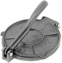 Load image into Gallery viewer, Alpha Living Tortilla Press and Pataconera 7.5 Inch Cast Iron Heavy Gauge Flour Corn Press 50421
