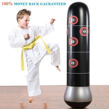 Load image into Gallery viewer, Eforoutdoor Fitness Punching Bag Heavy Punching Bag Inflatable Punching Tower Bag Freestanding Children Fitness Play Adults De-Stress Boxing Target Bag 5.25ft

