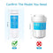 AQUACREST XWF Refrigerator Water Filter, Compatible with GE GBE 21, GDE21, GDE25, GFE24, GFE26, GNE21, GNE25, GNE27, GWE19, GYE18, GSE25, GSS23, GSS25, GZS22, PSE25, CZS22