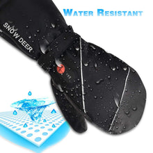 Load image into Gallery viewer, Heated Gloves,Mens Womens Heated Ski Gloves Mittens,7.4V 2200MAH Electric Rechargeable Battery Gloves for Winter Skiing Skating Snow Camping Hiking Heated Arthritis Hand Warmer Gloves
