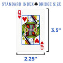 Copag Bridge Size Regular Index 1546 Playing Cards (Green Burgundy Setup)