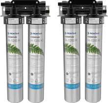 Load image into Gallery viewer, Everpure H-1200 Drinking Water Filter System (EV9282-00). Quick Change Dual Cartridge System. Commercial Grade Water Filtration and Lead Reduction
