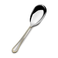 Load image into Gallery viewer, Mikasa 5142306 Regent Bead Gold Stainless Steel Cold Meat Fork
