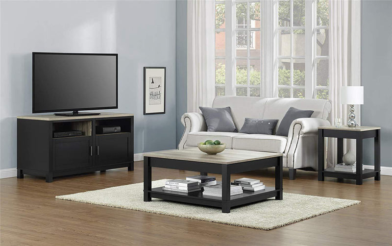 Ameriwood Home Carver Coffee Table, Black