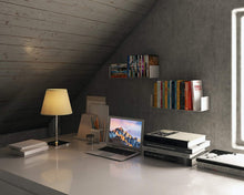 Load image into Gallery viewer, Wallniture Bali U Shape Bookshelves - Wall Mountable Metal CD DVD Storage Rack White Set of 3
