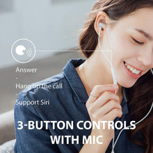 Load image into Gallery viewer, Moshi Mythro LT Earphones, Lightning MFi Certified, Noise Isolation, DAC 24-bit/ 48 kHz,3 Button Control Microphone, Hybrid Injection eartips - White
