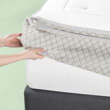 Load image into Gallery viewer, Zinus 2.5 Inch Green Tea Memory Foam Quilted Mattress Pad for Mattresses 12 Inches and under, Mattress Topper Rejuvenator, King
