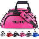 Elite Sports Boxing Gym Duffle Bag for MMA, BJJ, Jiu Jitsu Gear, Duffel Athletic Gym Backpack with Shoes Compartment