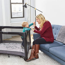 Load image into Gallery viewer, 4moms breeze plus Portable Playard with Removable Bassinet and Baby Changing Station | Easy One-Handed Setup | from The Makers of The mamaRoo
