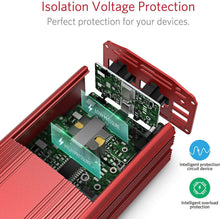 Load image into Gallery viewer, BESTEK 300W Power Inverter DC 12V to 110V AC Car Inverter with 4.2A Dual USB Car Adapter
