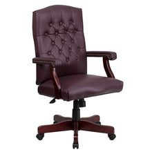 Load image into Gallery viewer, Flash Furniture Bomber Brown Classic Executive Swivel Office Chair with Arms
