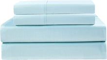 Load image into Gallery viewer, COTTON CRAFT - Ultra-Soft 400-Thread-Count Full Size Sheet Set in Sage, Premium 100% Pure Combed Cotton, 4-Piece Sateen Bedding Set with 1 Deep-Pocket Fitted Sheet, 1 Flat Sheet &amp; 2 Pillowcases
