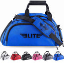 Elite Sports Boxing Gym Duffle Bag for MMA, BJJ, Jiu Jitsu Gear, Duffel Athletic Gym Backpack with Shoes Compartment